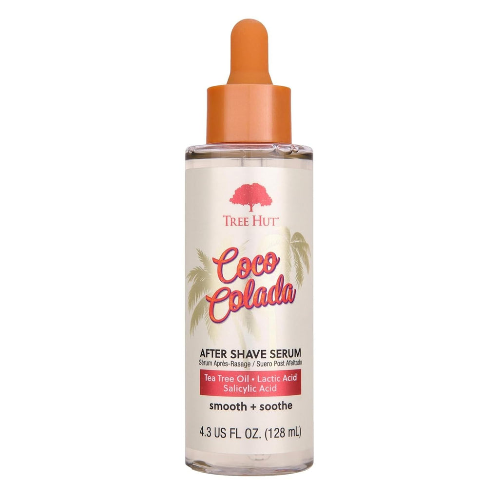 Tree Hut Coco Colada After Shave Serum, Helps Keep Skin Smooth & Soothed After Shaving, Sensitive, 4.3 Fl Oz