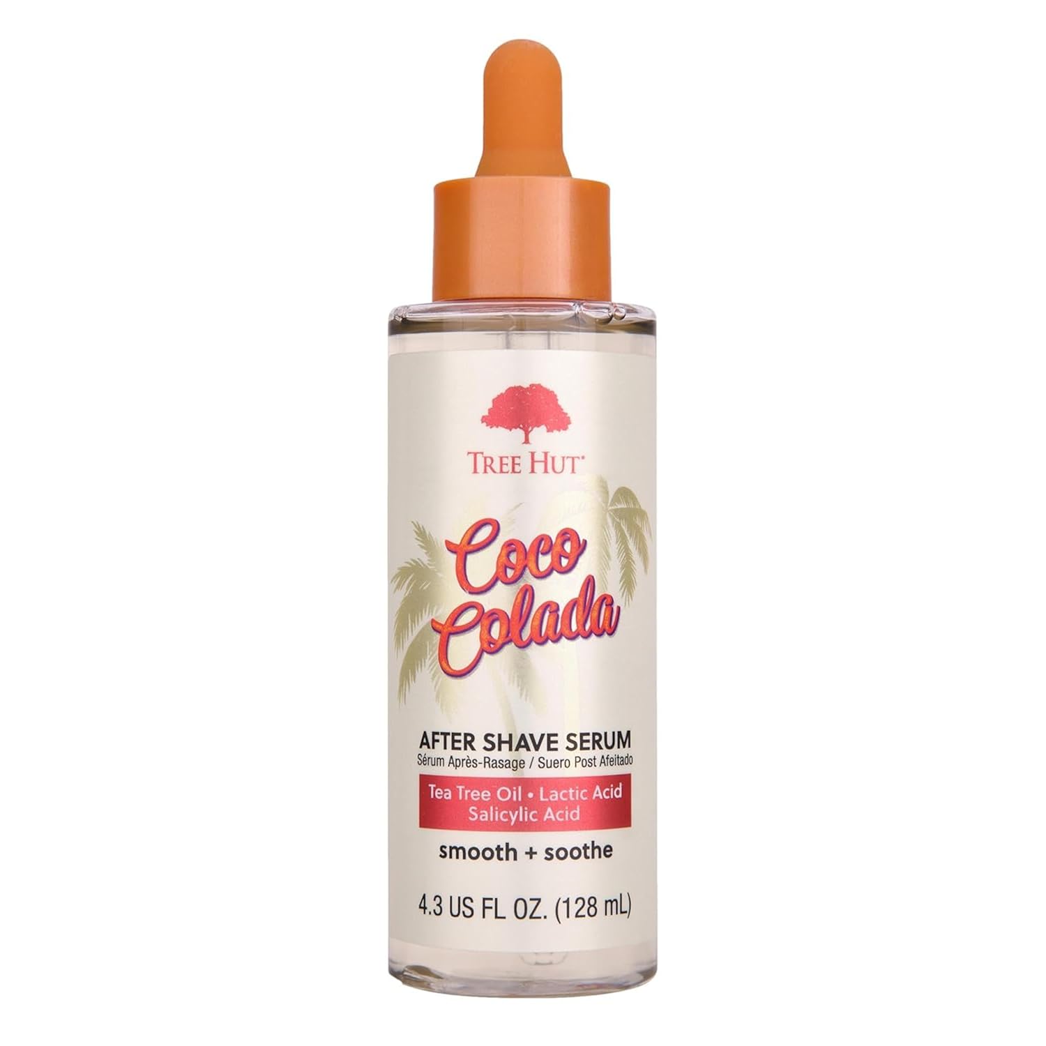 Tree Hut Coco Colada After Shave Serum, Helps Keep Skin Smooth & Soothed After Shaving, Sensitive, 4.3 Fl Oz