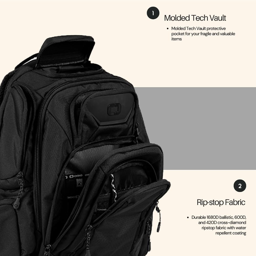Ogio Renegade Backpack (Renegade Pro, Black)