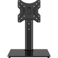 Swivel Table Top Tv Stand For 20-43 Inch Tvs Holds Up To 88 Lbs | Universal Tv Stand Base With 4-Level Height Adjustment And Tempered Glass Base, Max Vesa 200X200Mm, Black