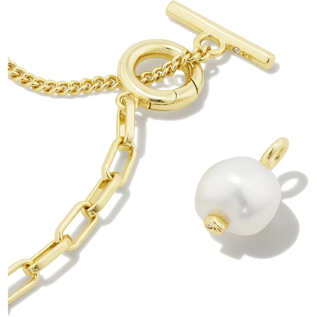 Kendra Scott Leighton Pearl Chain Necklace