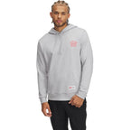 Under Armour Men'S Project Rock Red One North Pole Training Club Hoodiedisc