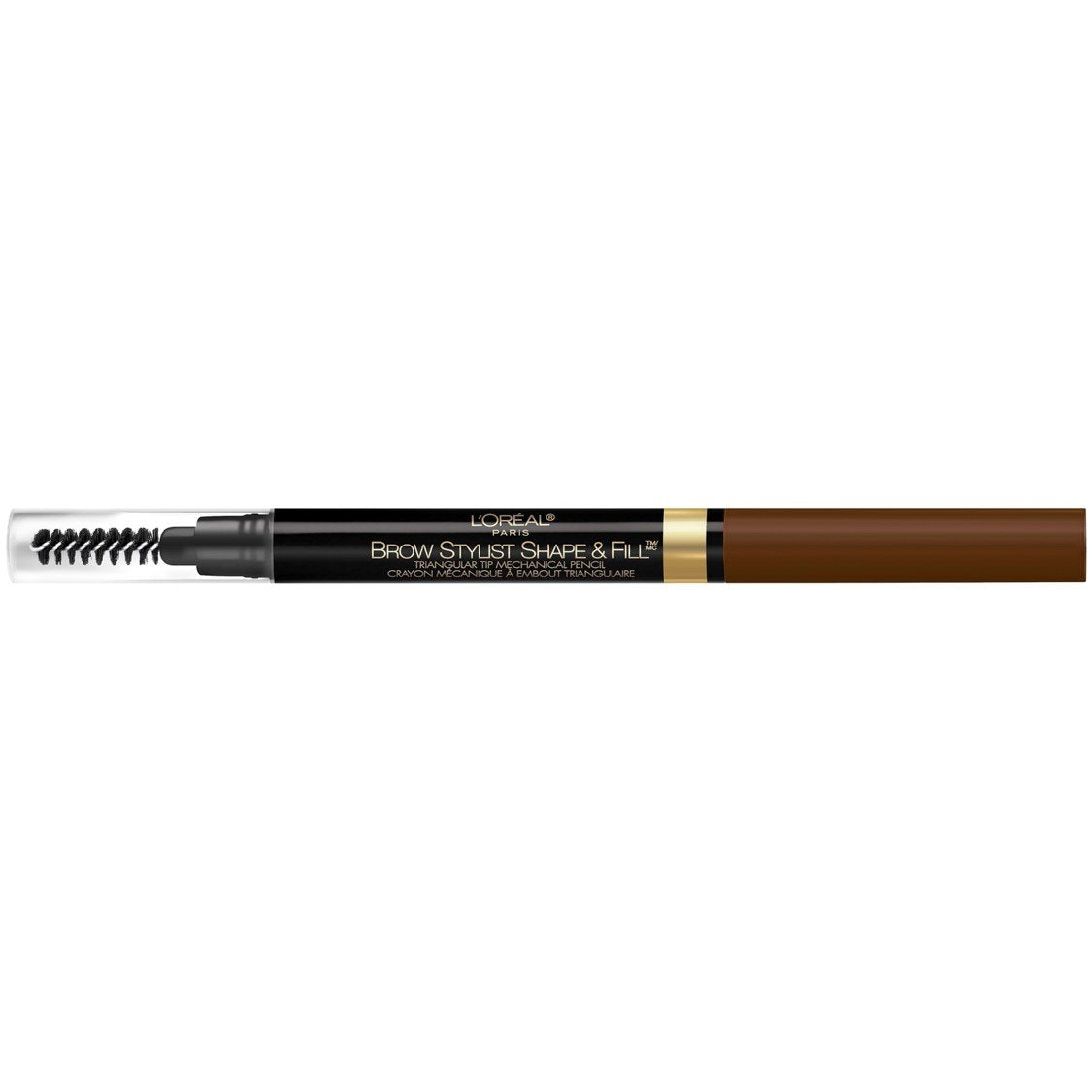 L'Oreal Paris Brow Stylist Shape & Fill Mechanical Eye Brow Makeup Pencil, Light Brunette, 0.008 oz.