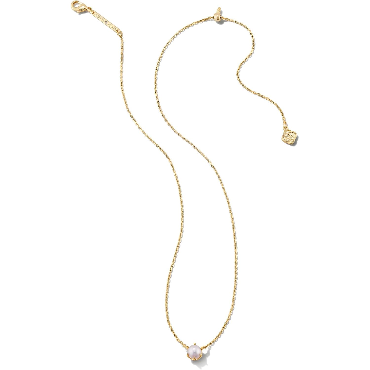 Kendra Scott Ashton Pendant Necklace in White Pearl, Fashion Jewelry for Women