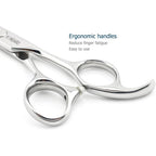Professional Hair Cutting Scissors Barber Hair Shears Haircut 6 Inch 440C Haircut Shears Hairdresser Scissors Kinsaro For Hairdresser Barber Or Home Use