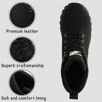 Steel Toe Boots For Women Wateproof Safety Shoes Men Lightweight Composite Toe Boots Leather Construction Steel Work Shoes