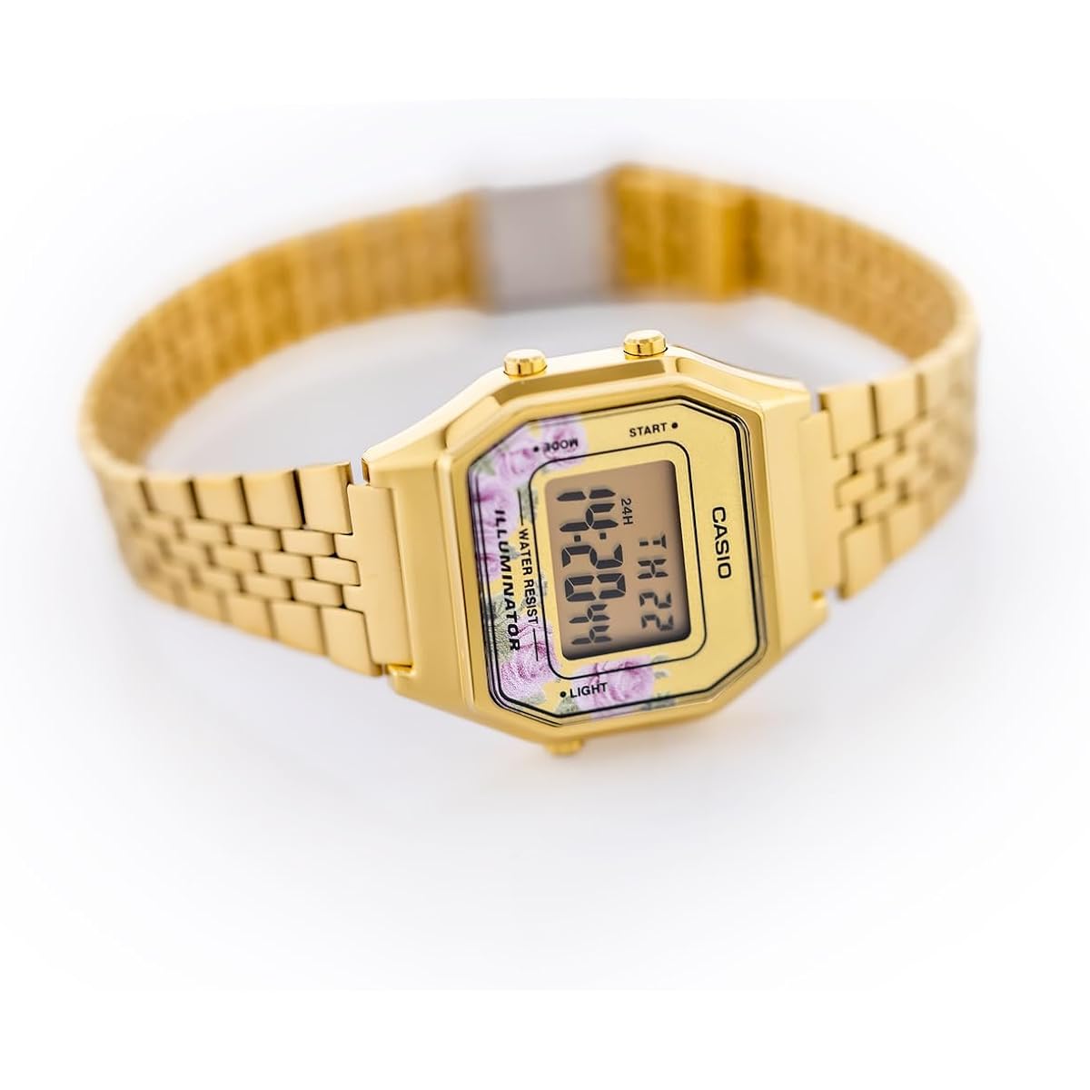 Casio Digital 4549526178559, Gold, 33.5×28.6×8.6Mm, Bracelet