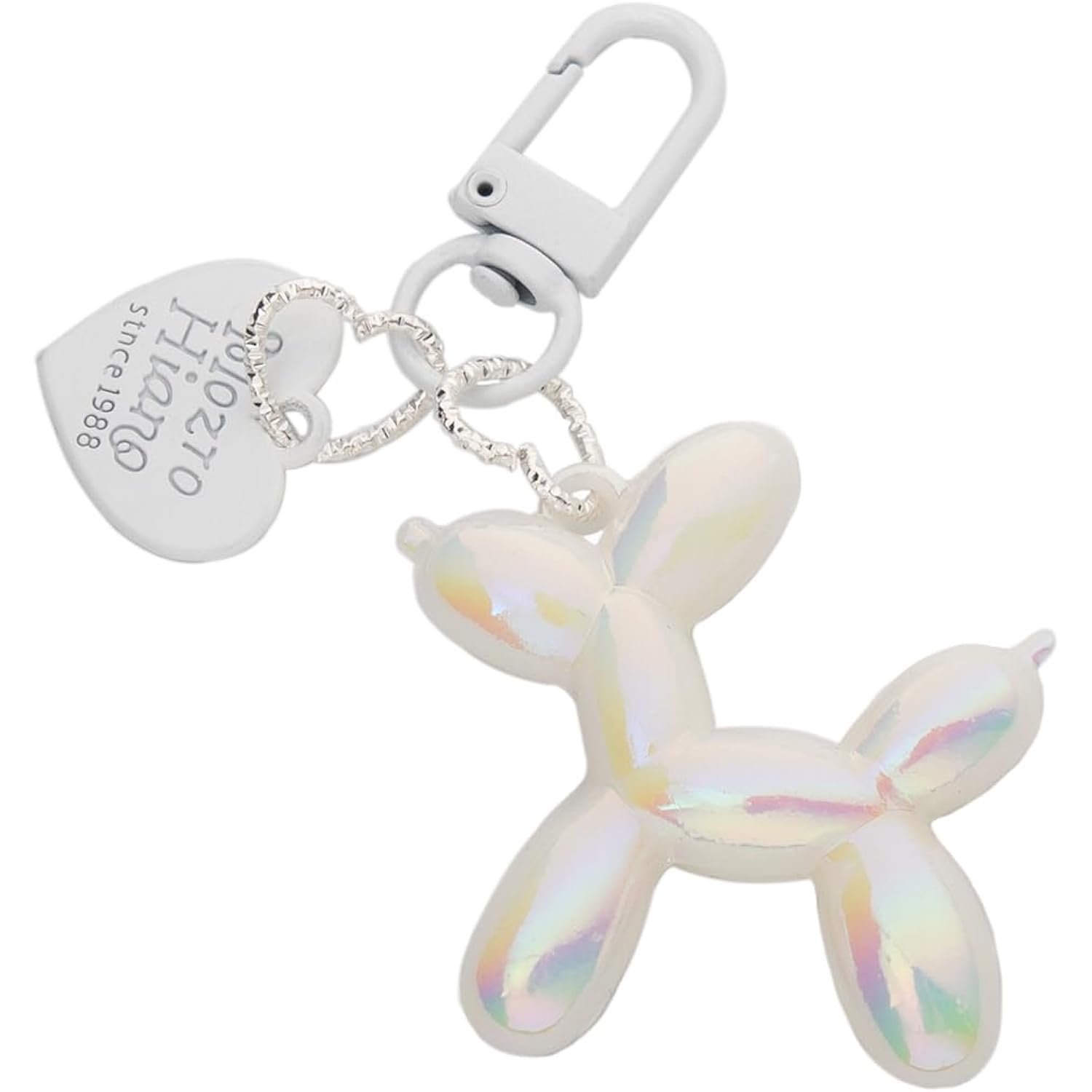 Jelly Balloon Dog Keychains for Women-Girl Key Chain for Handbag Purse Car keys Accessories for Car Keys,2inch