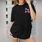 Be Happy Lift Heavy Shirt Women: Oversized Gym Weightlifting Graphic Tshirt Funny Workout Shirts Casual Gym Lover Tops Black