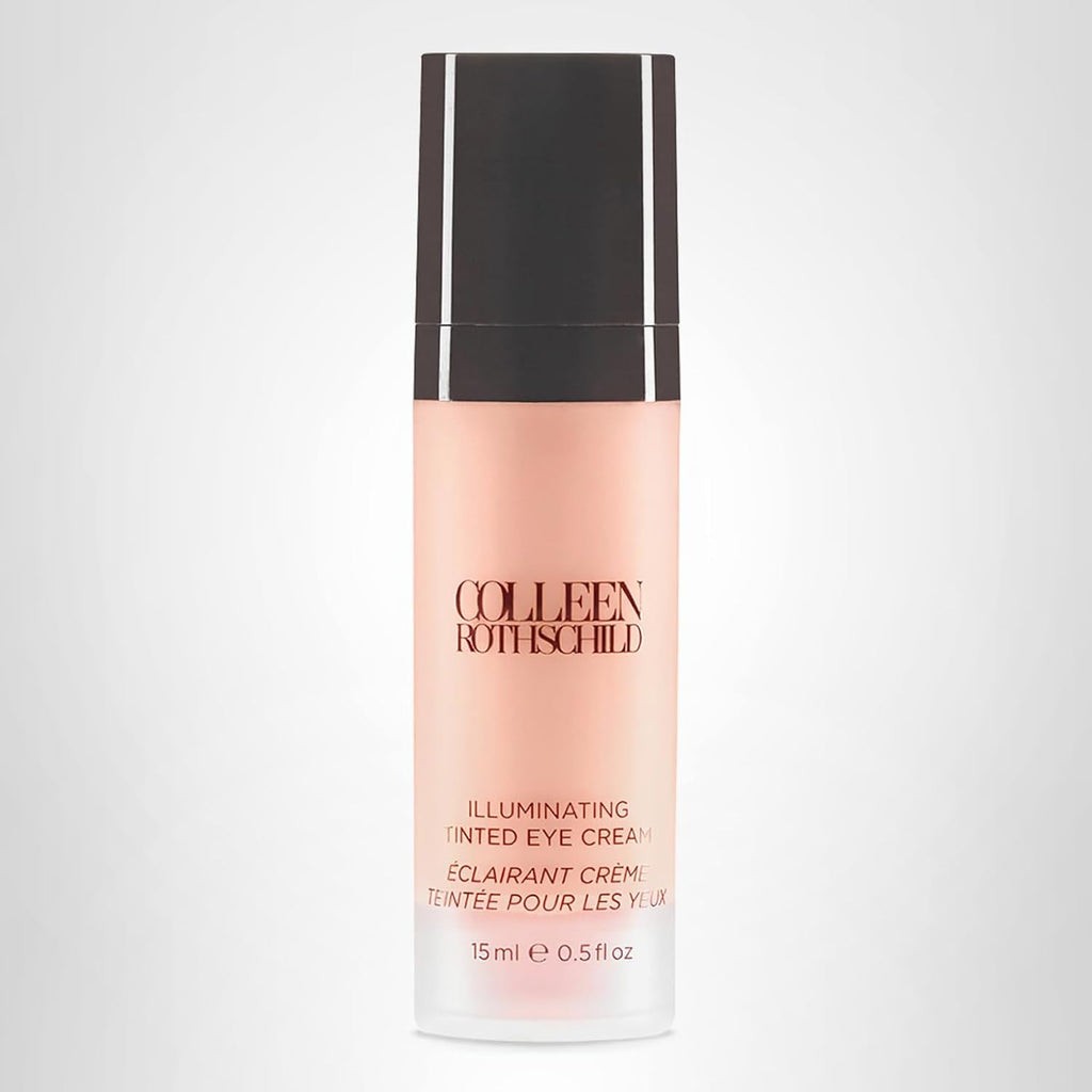 Colleen Rothschild Illuminating Tinted Eye Cream - Instant Brightening Under Anti Dark Circles Treatment With Hyaluronic Acid, Caffeine & Peptides