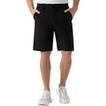 Six Islands Men'S Golf Hybrid Shorts 9 Inch Inseam With Pockets Quick Dry Stretch Flat Front Casual Work Dress Shorts For Men