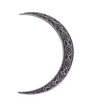 2Pcs Viking Moon Crescent Hairpins For Women – Gothic Metal Hair Sticks & Forks, Retro Hair Styling Pins For Updo, Cosplay & Renaissance Festival (Zzas)