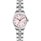 Easy Reader Watch for Women with Solid Stainless Steel Band Ladies Dress Watch Water Resistant