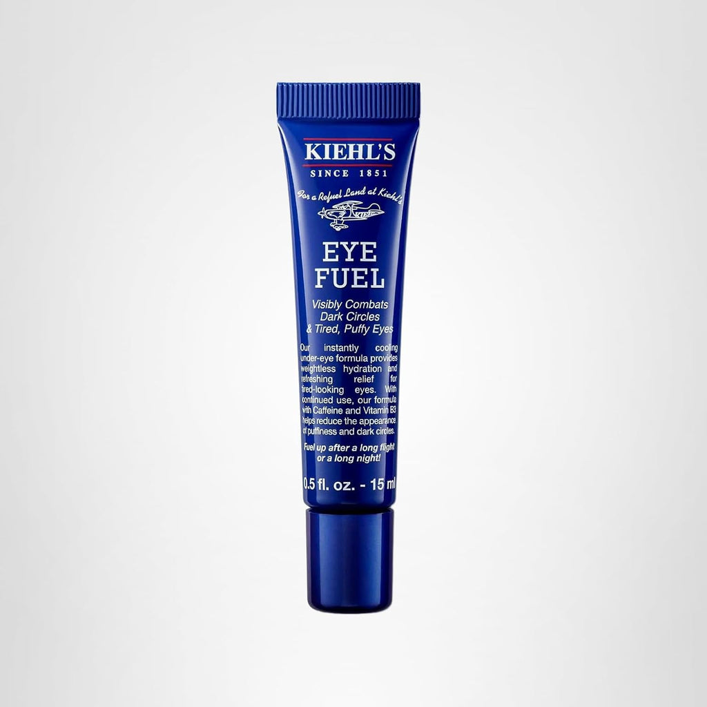 Kiehl'S Facial Fuel Eye Cream, Stimulating Eye Treatment For Men, Caffeine Formula Known To Help Reduce Dark Circles & Puffiness, Eyes Look Energized And Refreshed, Instant Cooling Effect - 0.5 Fl Oz