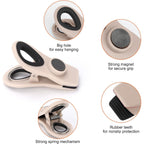 TACGEA Chip Clips, Magnetic Bag Clips with Air Tight Seal for Food Storage, 12 Pieces, Neutral Color