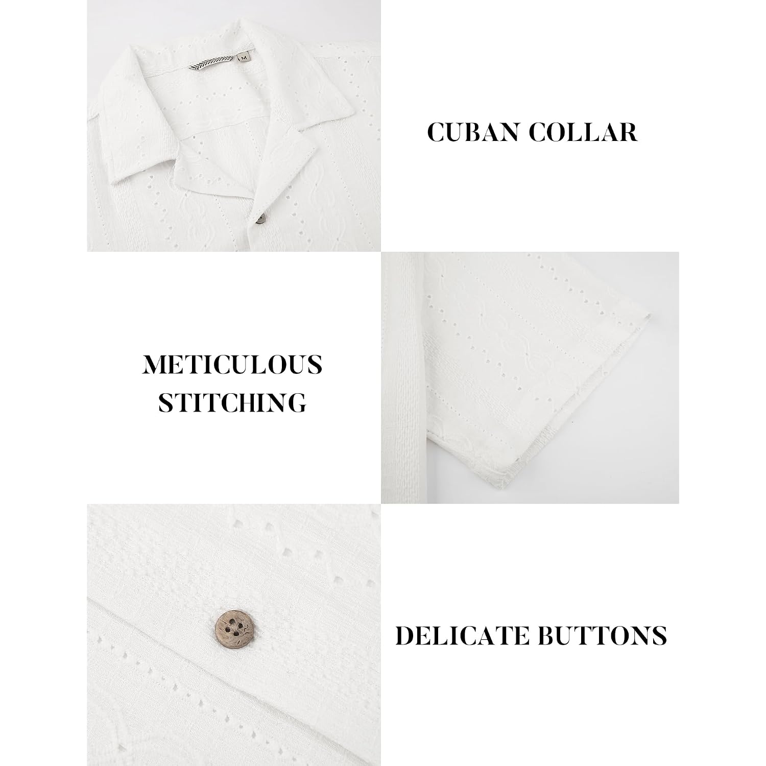 Damipow Mens Casual Button Down Shirts Short Sleeve Fashion Vacation Beach Shirts