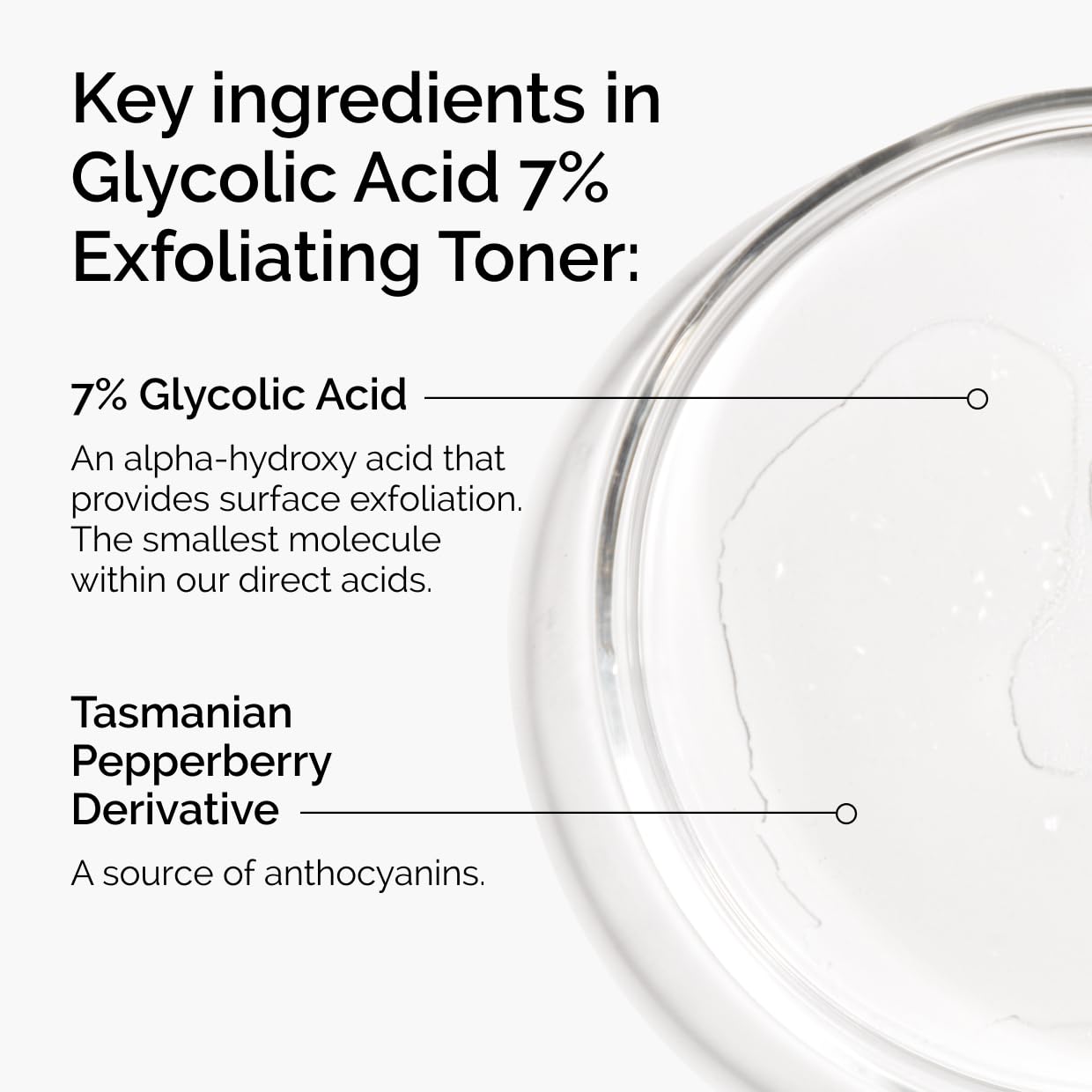 The Ordinary Glycolic Acid 7% Exfoliating Toner, Brightening And Smoothing Daily Toner For More Even-Looking Skin Tone