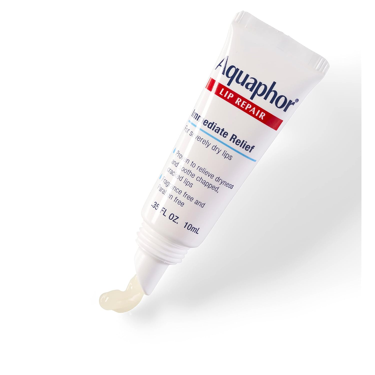 Aquaphor Lip Repair Ointment, Moisturizing Lip Balm Pack, Relieves Dryness, 0.35 Tube, Pack Of 2