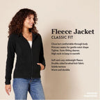 Amazon Essentials Women'S Classic-Fit Full-Zip Polar Soft Fleece Jacket, Outerwear Coat With Cuffs (Available In Plus Size)