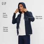 Gap Men'S Heritage Logo Full Zip Hoodie