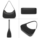 Afashor Shoulder Bags for Women Vegan Leather Hobo Sling Tote Handbag Retro Clutch Purse with Zipper Closure | Retro, with Zipper Closure