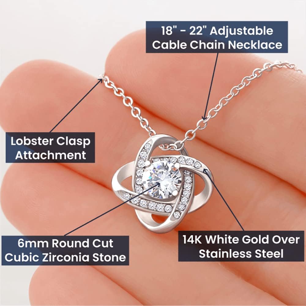 Birthday Gifts for Wife from Husband | Soulmate Necklace with Heartfelt Message Card & Box | Anniversary, Birthday, Christmas or Valentine’s Day Gift for Girlfriend, Fiancée