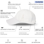 TOP-EX Cooling UV 50 High Ponytail Baseball Cap for Women - Most Women Start with S/M - Breathable for Running Golf Sports