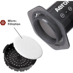 AeroPress Original Coffee Press - All-in-One French Press, Pour-Over & Espresso Style Manual Brewer, 2 Min Brew for Less Bitterness, More Flavor, Small Portable Coffee Maker, Travel & Camping