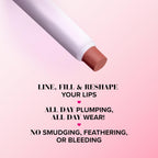 Too Faced Lip Injection Extreme Lip Shaper | Plumping, Waterproof, Liner Pencil, 0.01 Ounce