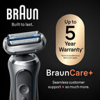 Braun Electric Razor for Men Series 7, Electric Shaver, Extra Head, Precision Trimmer, 4-in-1 Clean & Charge Center, Case, S7 7187ps