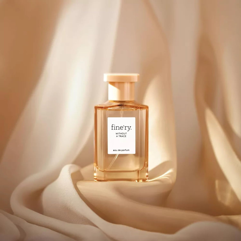 Fine'ry Floral Skin Musk Perfume - Without a Trace, for Women & Girls - Orange Neroli Blossom, Cedarwood & Suede Musk - Full Size Long-Lasting Hair & Body Cologne Parfum Fragrance (60mL)