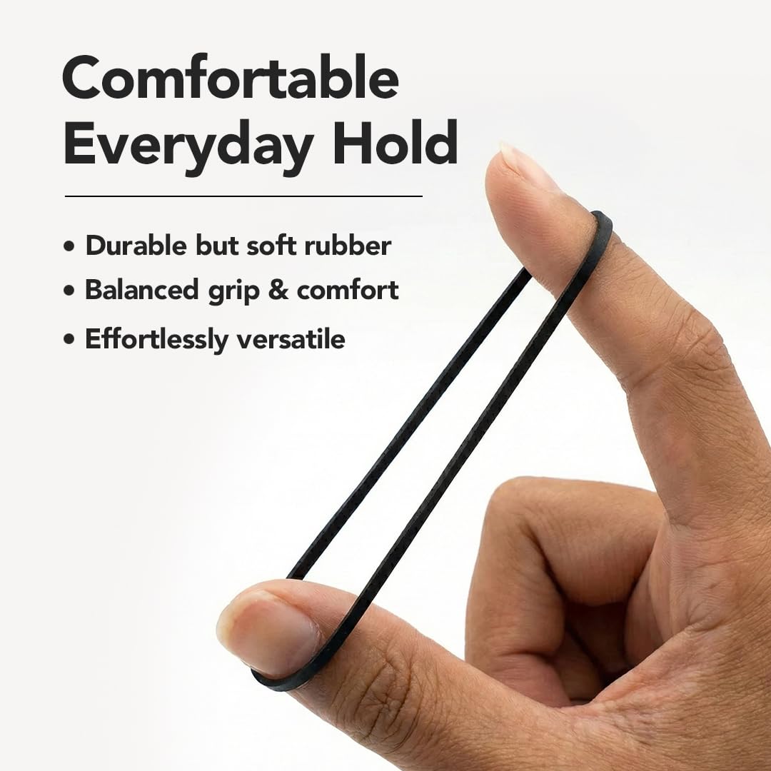 Annie 1000 Black Mini Rubber Bands – 1/2″ Durable Elastic Hair & Braiding Bands (Secure, Stretchy, Strong)