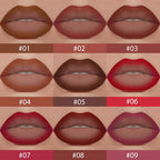 BINGBRUSH 2-in-1 Gradient Dark Brown Lip Liner & Lipstick Combo,Matte Longwear Waterproof Lip Pencil with Cone Tip,Smudge Proof Crayon for Flawless Ombre Contour,Women's Long Lasting Makeup Set