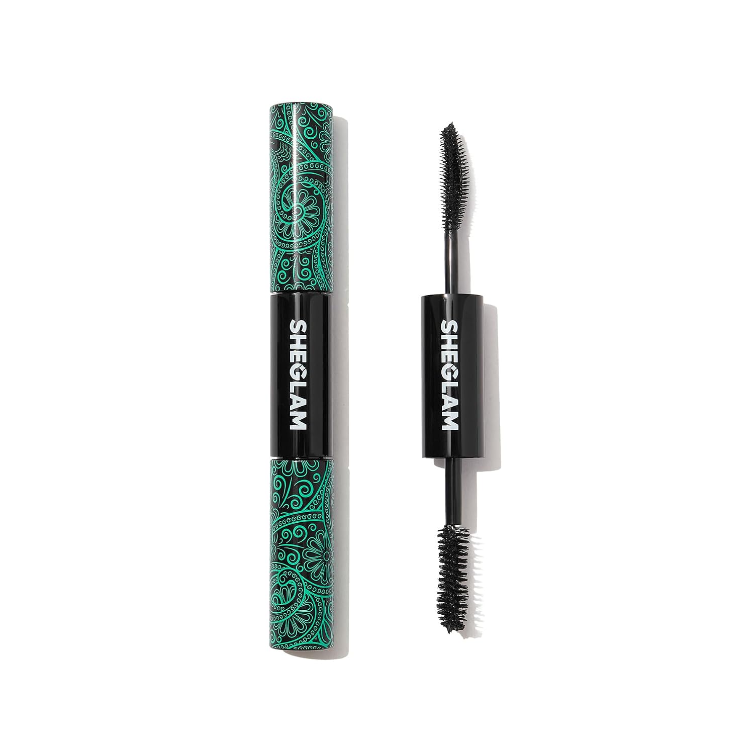 Sheglam 2 In 1 Black Volume And Length Waterproof Mascara Long Lasting Dual-Ended Tubing Eye Makeup