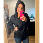 Womens Rain Jackets Waterproof Windbreaker Jackets Lightweight Portable Rain Coat