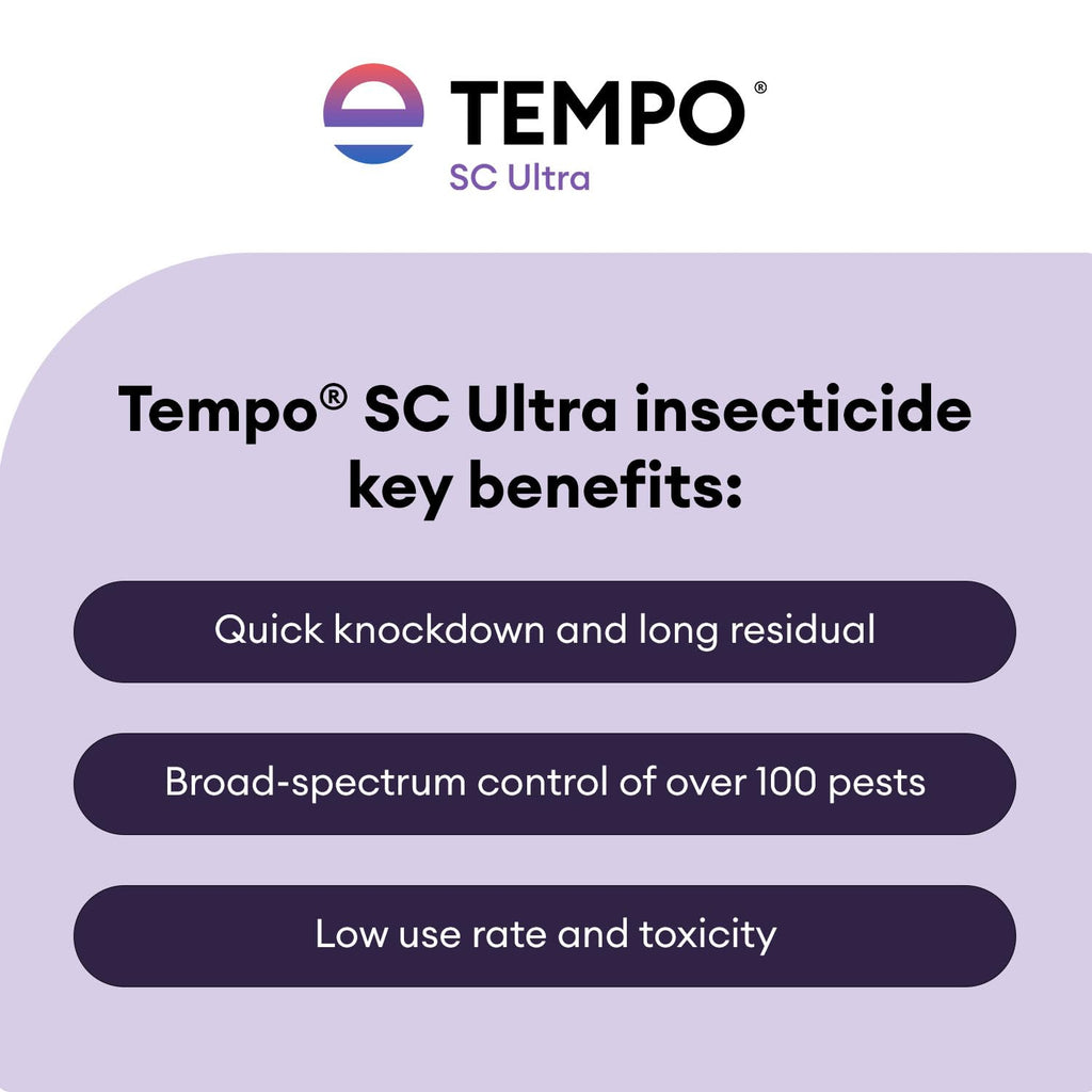 Tempo Sc Ultra Insecticide Concentrate 240 Ml | Fast-Acting Residual Pest Control | Liquid Indoor/Outdoor Bug Killer | Broad-Spectrum Control For Ants, Spiders, And Other Crawling Insects. | Beta-Cyfluthrin