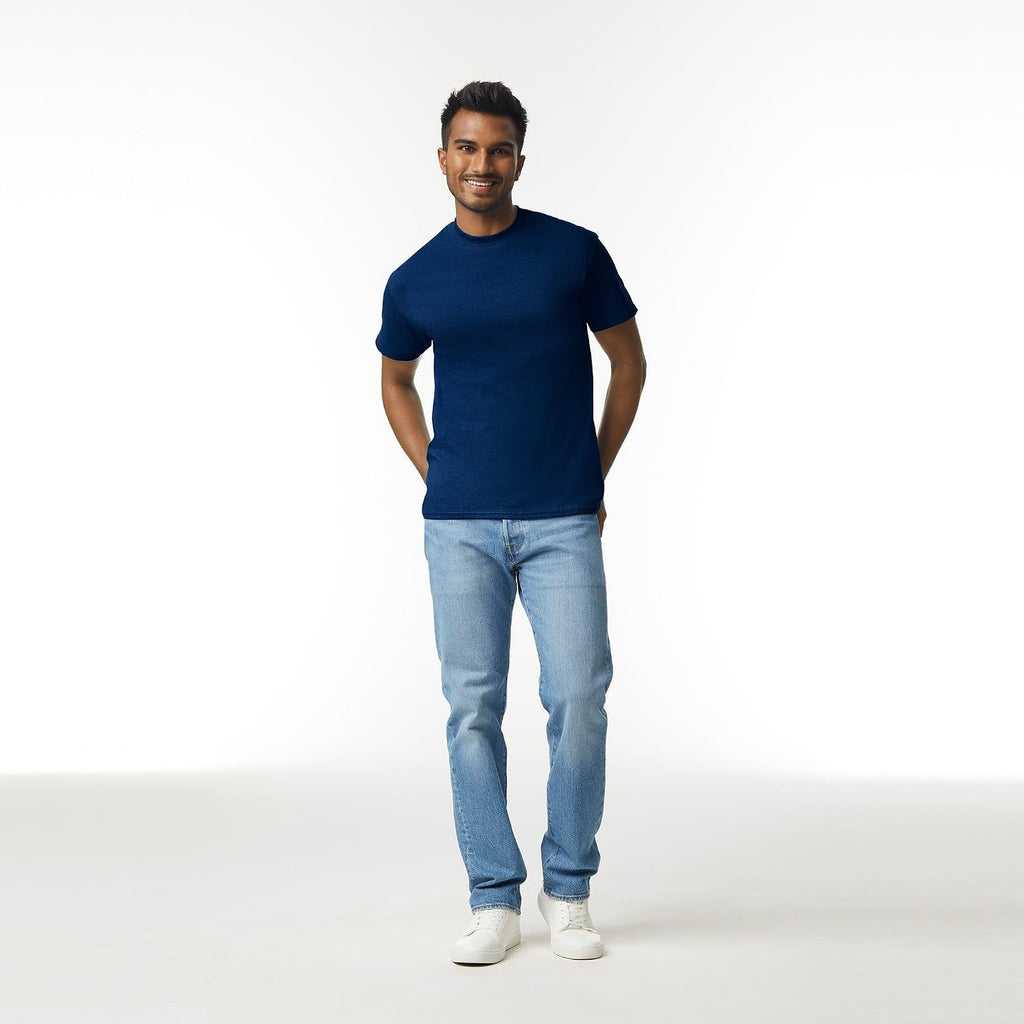 Gildan Adult Ultra Cotton T-Shirt, Style G2000, Multipack Navy