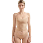 SUUKSESS Women Double Line Square Neck Tank Top Summer Y2K Going Out Basic Cami Shirt