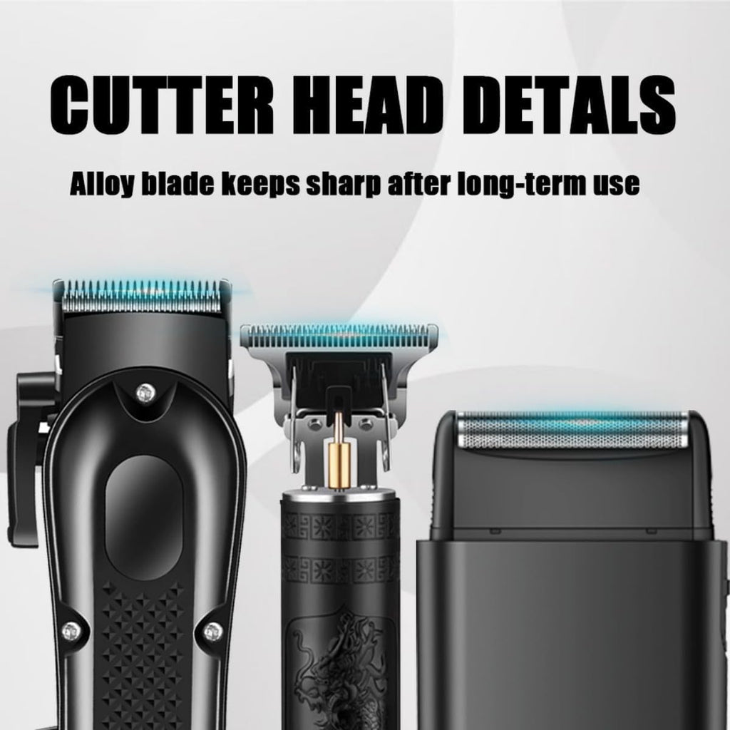 Hair Clippers Set For Men, Hair Clippers & Trimmers & Electric Foil Shaver, Hair Cutting Tools For Home Haircuts, Fading, Beard Trimming, Suitable For Beginners