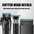 Hair Clippers Set For Men, Hair Clippers & Trimmers & Electric Foil Shaver, Hair Cutting Tools For Home Haircuts, Fading, Beard Trimming, Suitable For Beginners