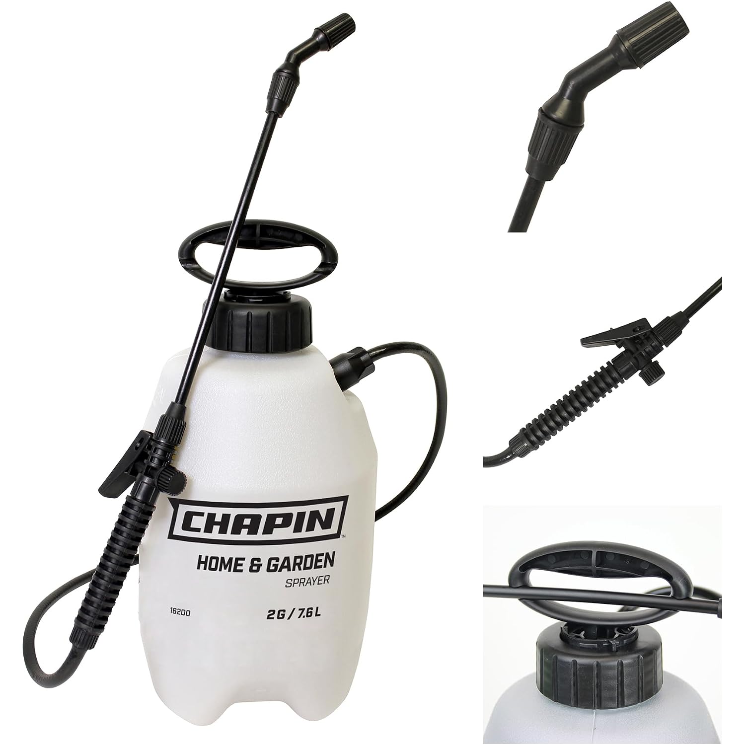 Chapin 2-Gallon Pump Sprayer, Anti-Clog For Consistent Spray
