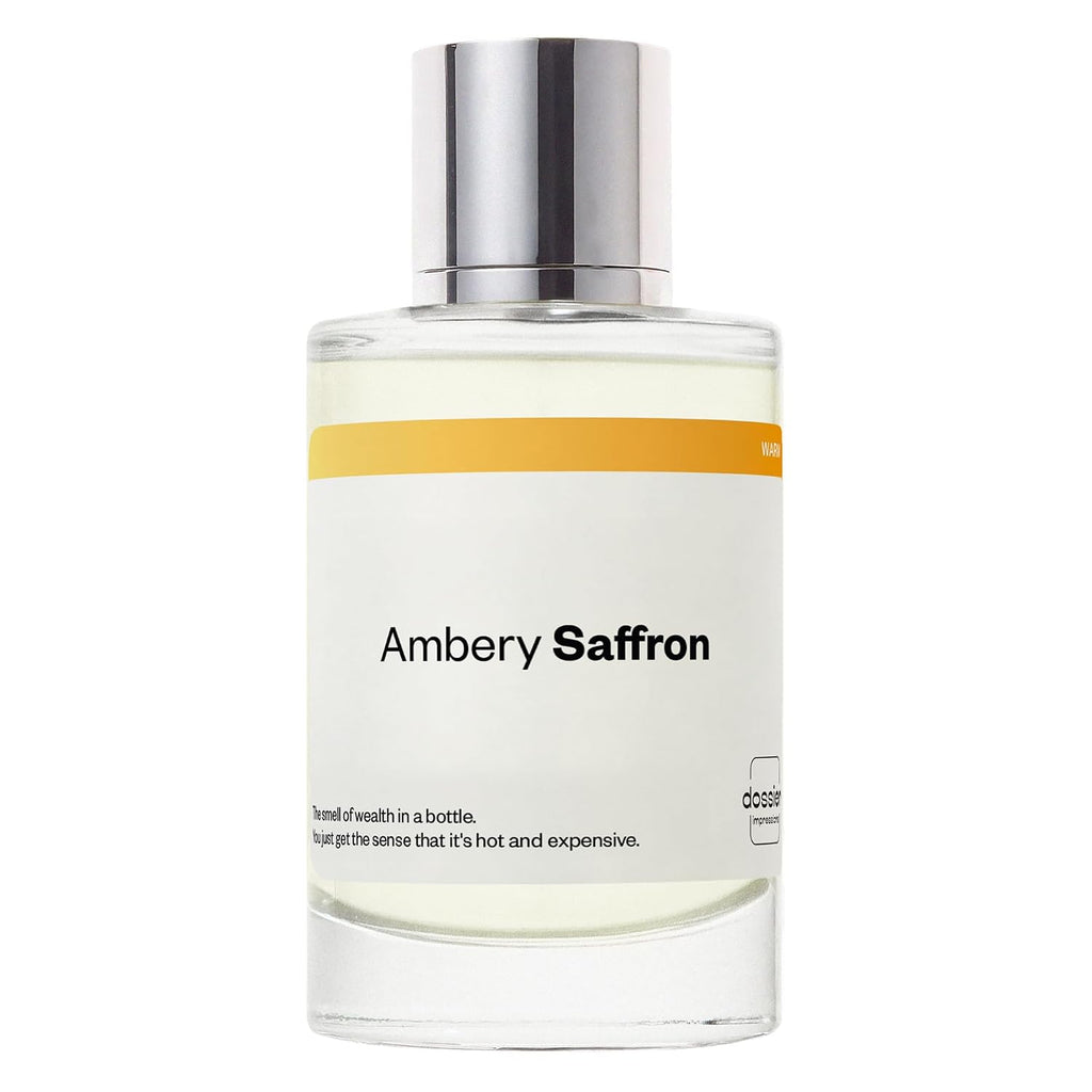 Dossier - Ambery Saffron - Inspired By Baccarat Rouge 540 - Eau De Parfum - Long-Lasting Fragrance - Unisex - 3.4 Fl Oz (100Ml)