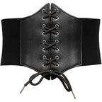 GRACE KARIN Lace-up Cinch Belt Tied Corset Elastic Waist Belt