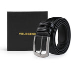 Mens Belts Big And Tall 36"-70" Men Leather Belt Casual Work Dress Belt,Black & Brown Colors