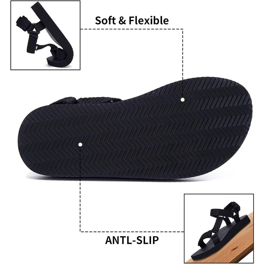 Women'S Original Sport Sandals Hiking Sandals With Arch Support Yoga Mat Insole Light Weight Outdoor Water Shoes