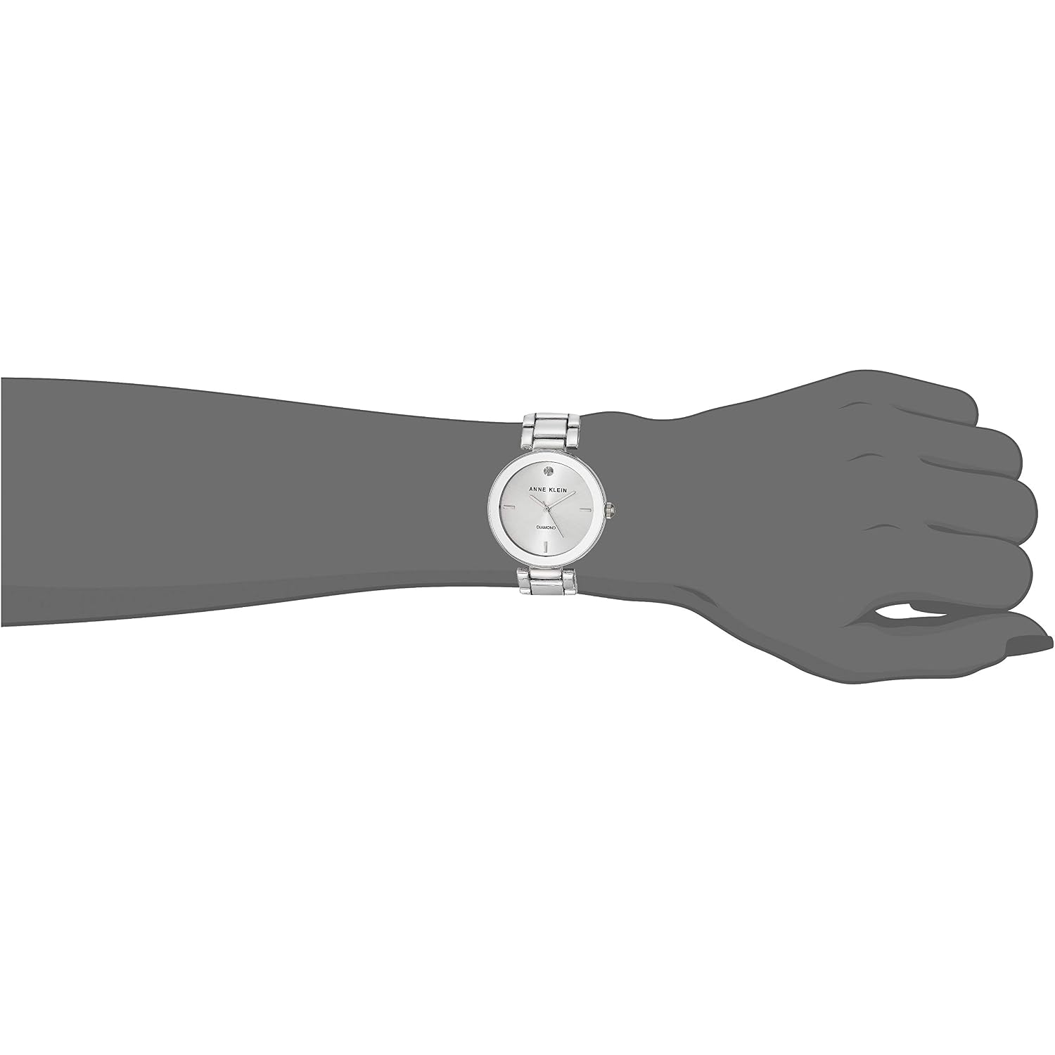 Anne Klein Women'S Genuine Diamond Dial Bracelet Watch