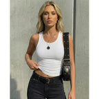 CHICME Womens Seamless Shapewear Camisole Tummy Control Tank Top for Women Slimming Body Shaper Vest