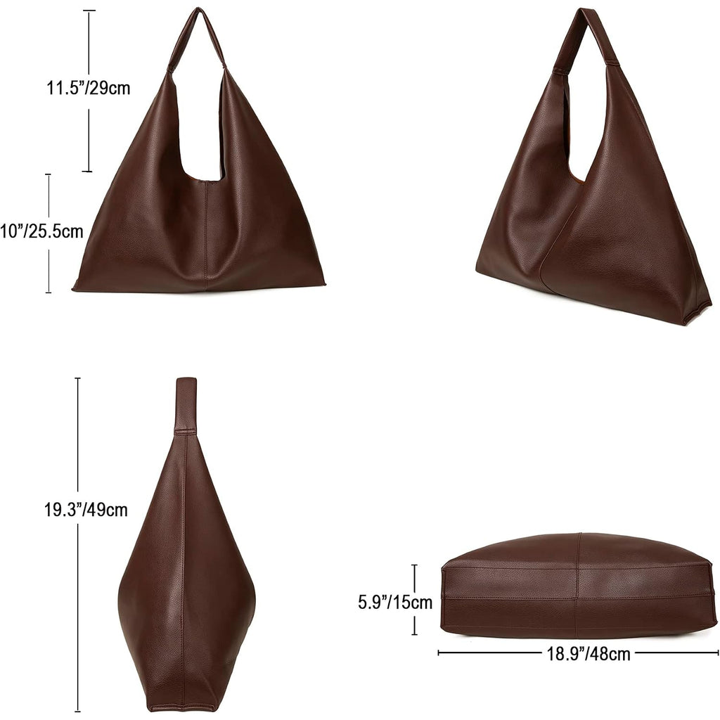 Leather Tote Bag, Oversized Hobo Bags, Large Tote Bag For Women Work