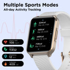 Motorola Moto Watch 70 - Health and Fitness Bluetooth Smartwatch for Every Day Wear, Advanced Health Features, Up to 10 Days Battery Life - Compatible with Android and iOS - Rose Gold
