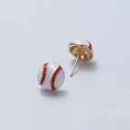 SmileBelle Baseball Earrings for Women, Sterling Silver Baseball Studs Matching Softball Mom Outfits Hypoallergenic Sports Earrings for Teen Fans Accessories as Birthday Game Day Gifts
